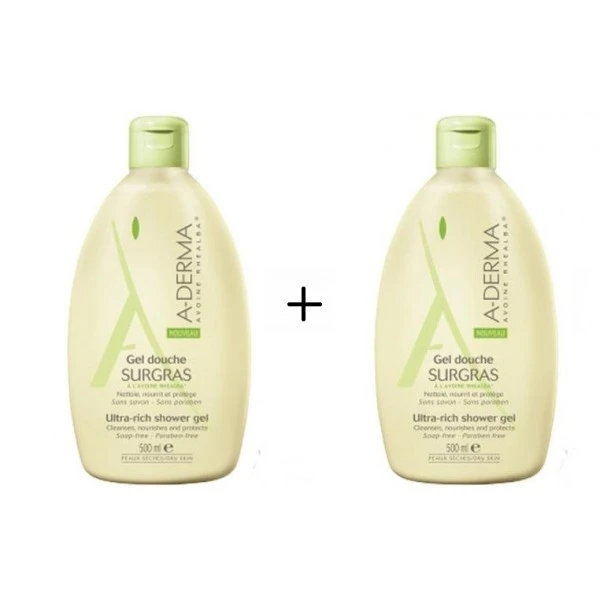 A Derma Duo Gel Doccia Surgras 2x500 Ml 1 A Derma Duo Gel Doccia Surgras 2x500 Ml