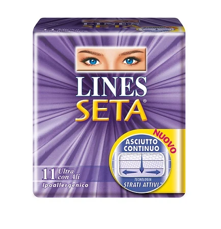 Lines Seta Ultra Con Ali 11 Pz 1 Lines Seta Ultra Con Ali 11 Pz