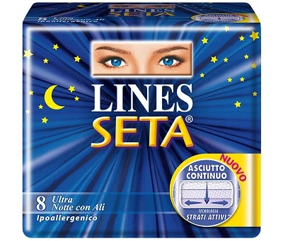 Lines Seta Ultra Notte 8 Pz 1 Lines Seta Ultra Notte 8 Pz