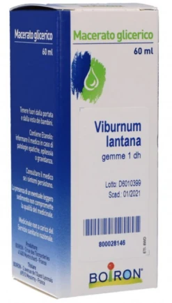 BOIRON Viburnum Lantana Gemme Macerato Glicerico 60 Ml